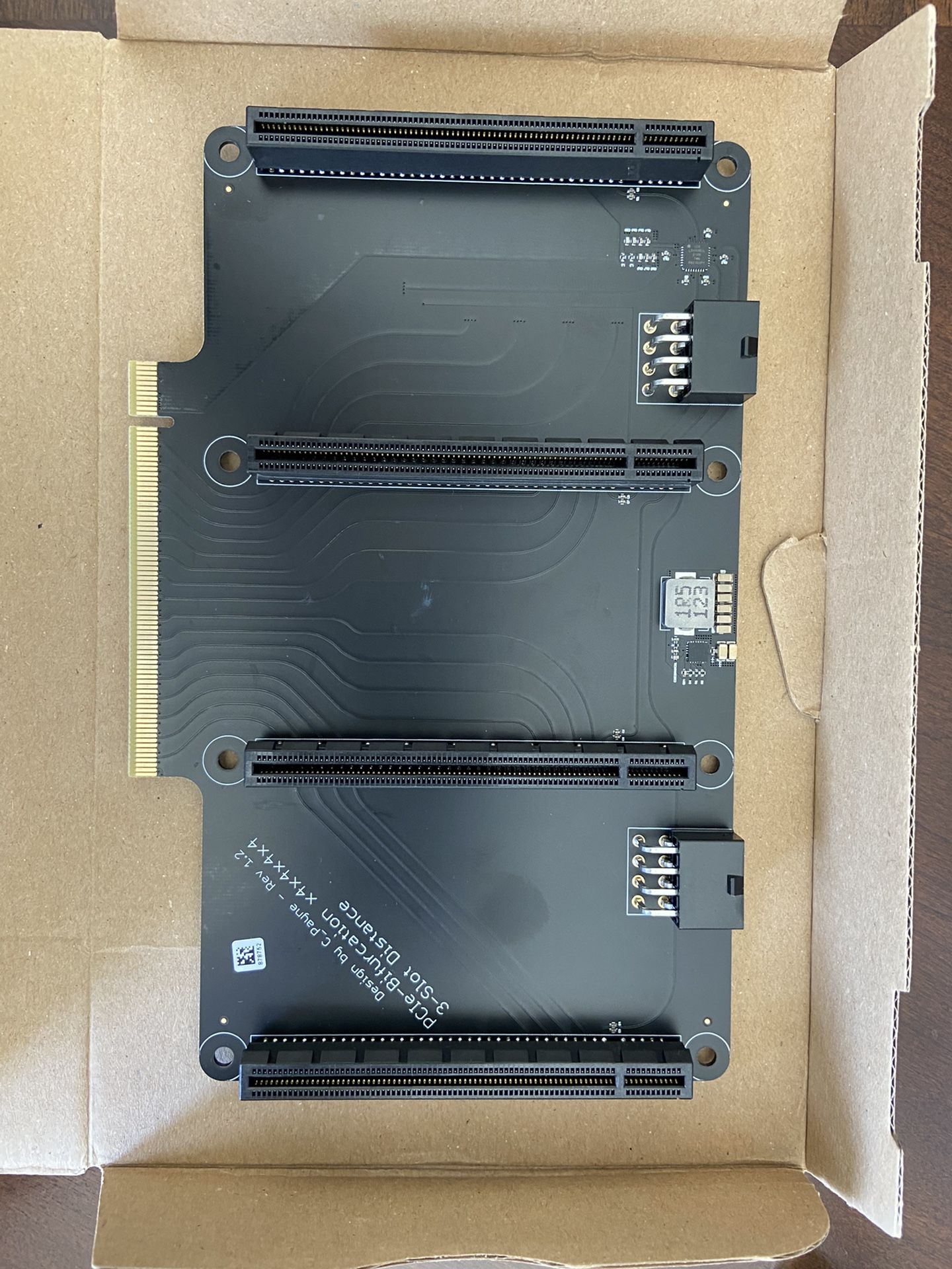 C Payne PCB Design PCIe Bifurcation Card