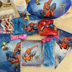 Spider Man Birthday decoration Kit