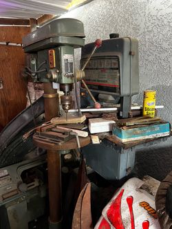 Drill press and band saw