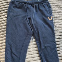 Navy Blue True Religion Sweats