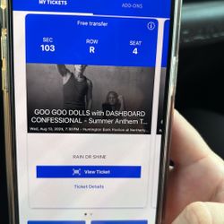 Goo Goo Dolls Tickets 