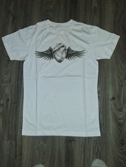 White  667 unlimited  men's shirt
