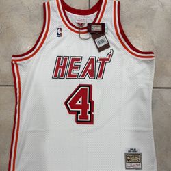 Mitchell & Ness Miami Heat Rony Seikaly 1988-89 White Jersey Men’s 