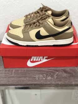 Women’s Nike Dunk Low Dark Driftwood Size 12 With The Original Box