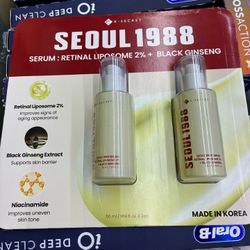 K-SECRET SEOUL 1988 Retinal Liposome 2% + Black Ginseng Serum Set