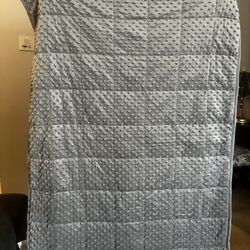 Grey Weighted blanket 