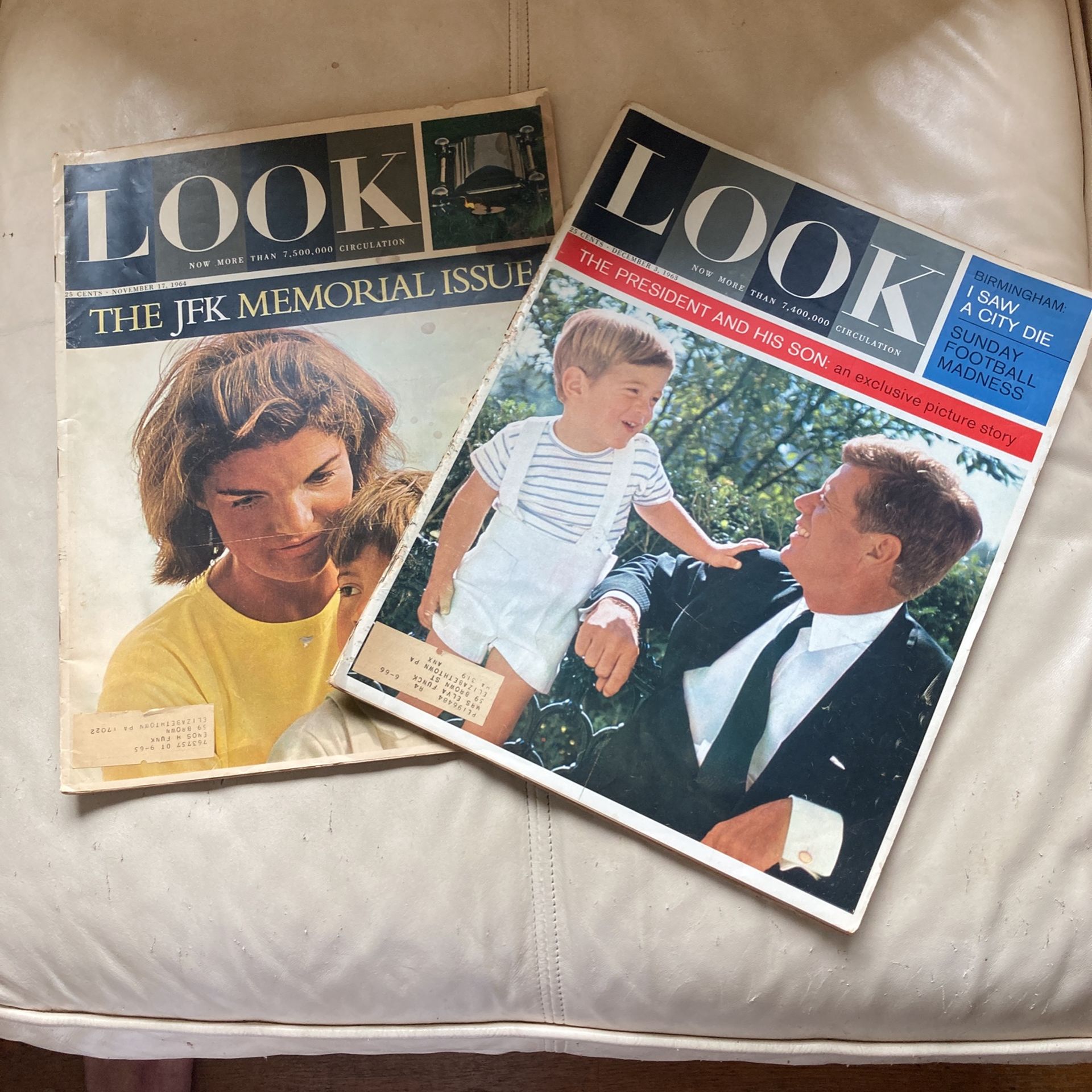 2 Vintage Issues of “Look” Magazines
