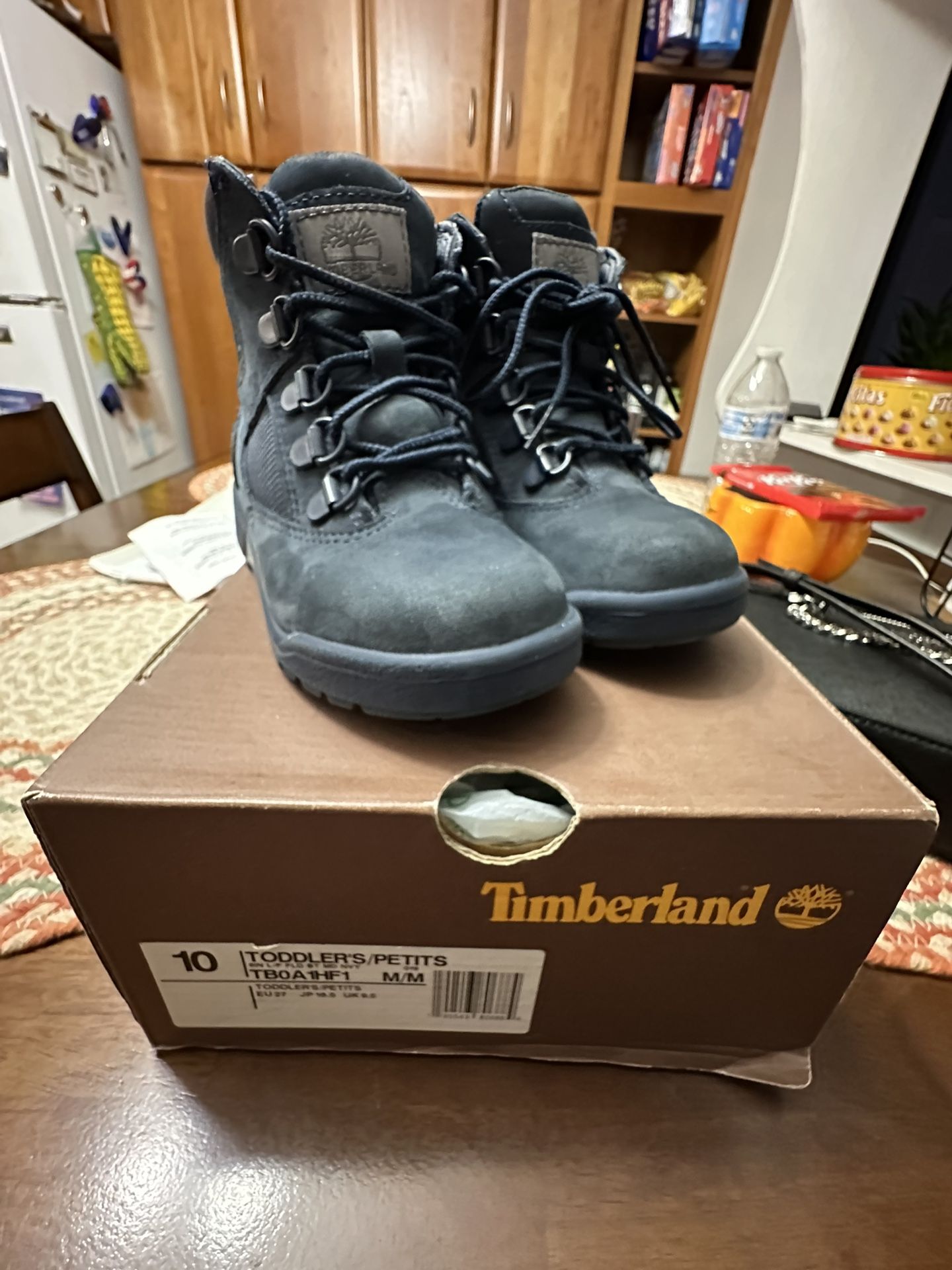 Timberland Field Boots 10C Navy Blue