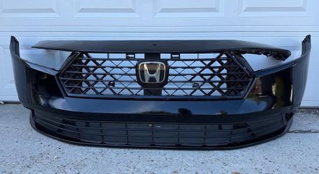 BLACK HONDA ACCORD FRONT BUMPER 2023 2024 2025 2026