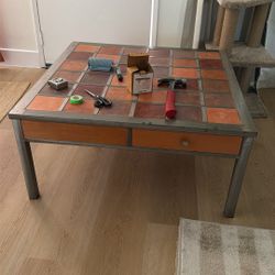 Real Wood/ Metal Coffee Table