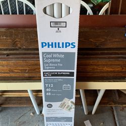 10pk phillips cool white 48in lightbulb