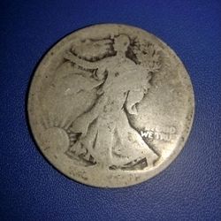 Unknown Year Walking Liberty Half Dollar 