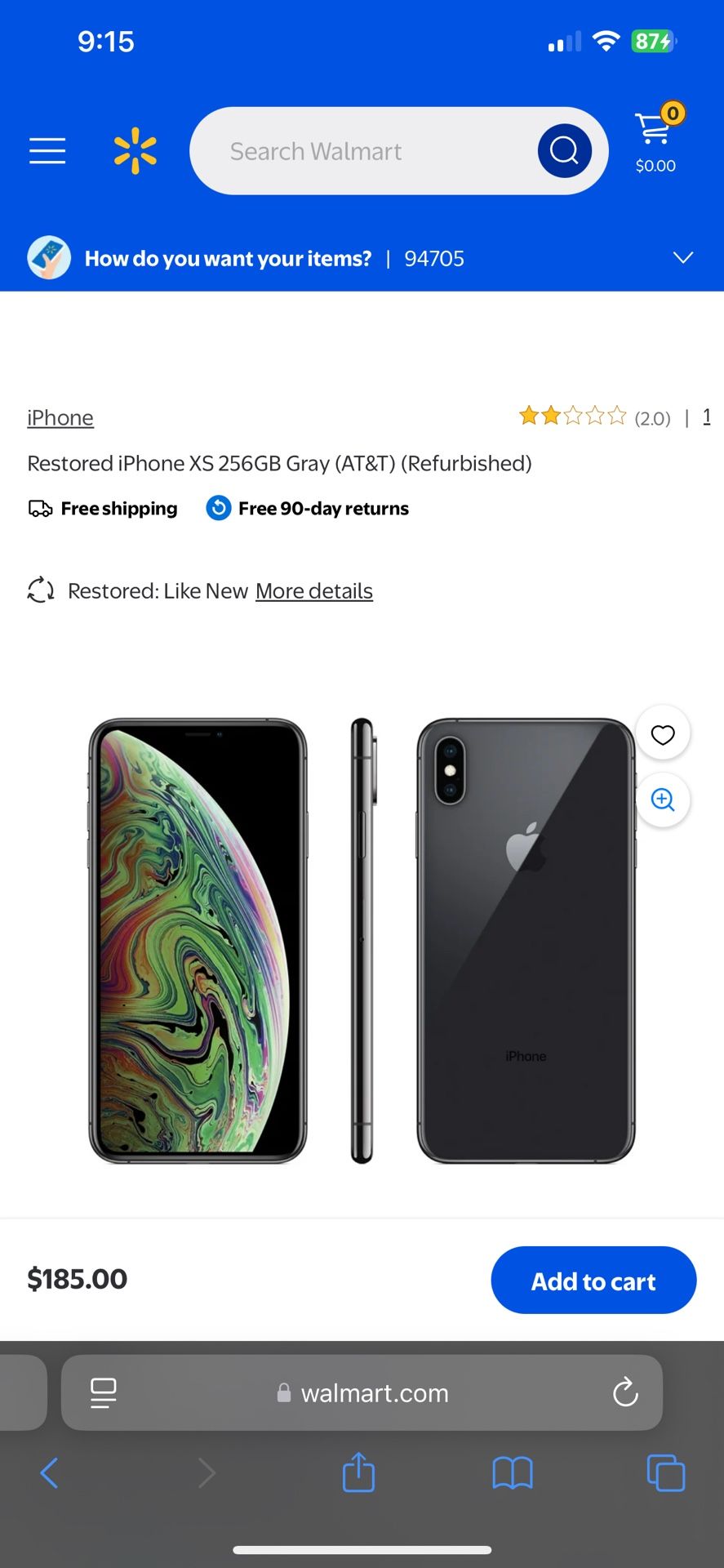 Iphone XS with TIKTOK