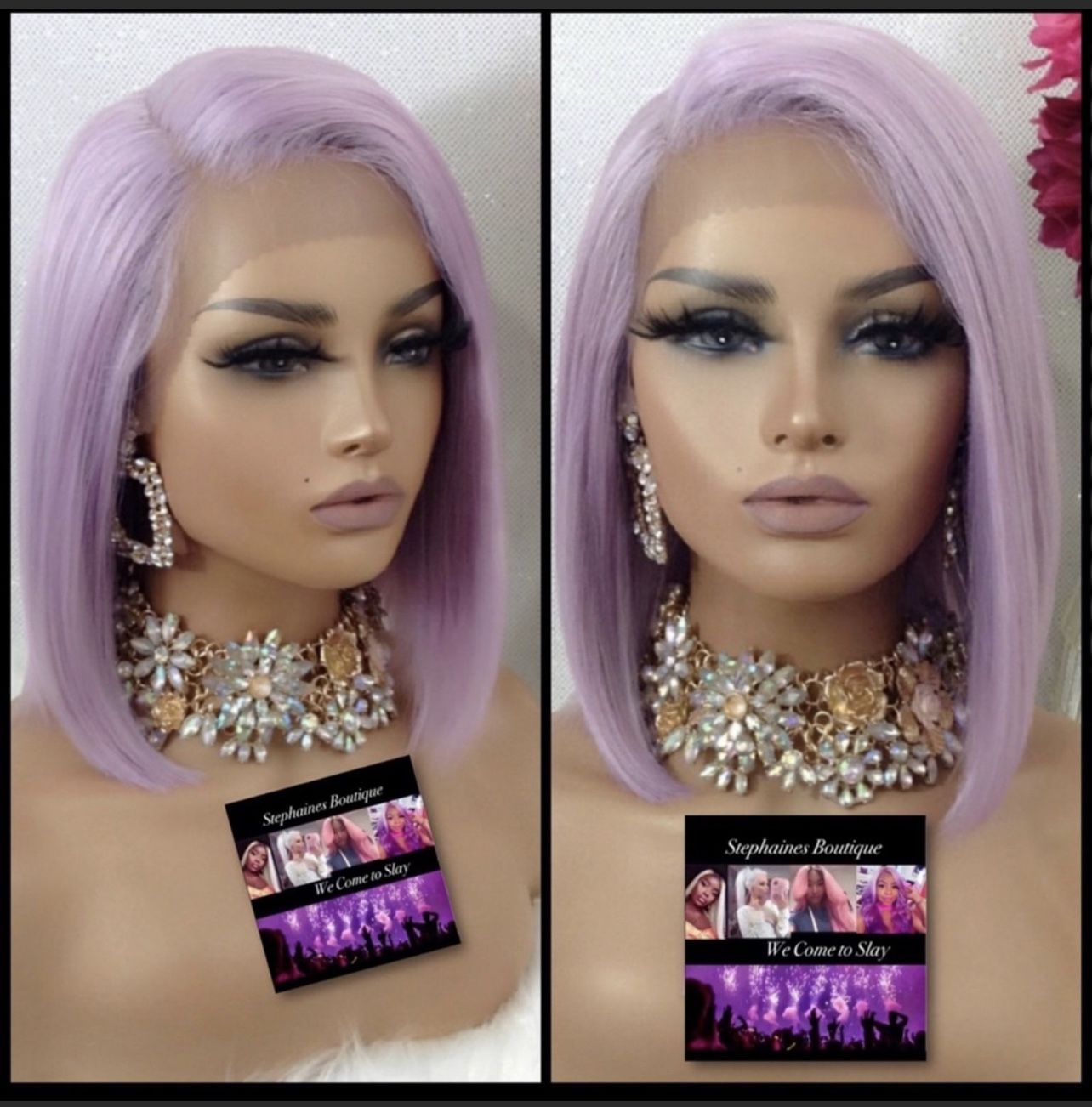Human Hair Blended Lace Front Wig