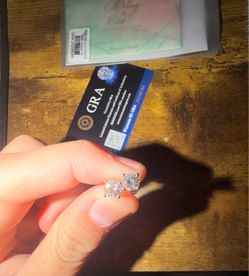 Moissanite Stud Earrings