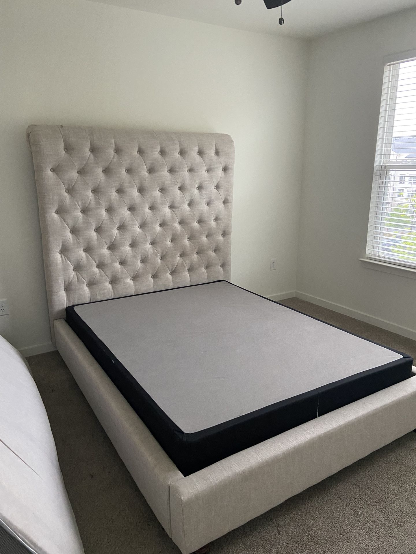 Queen Bed And Box Spring $250
