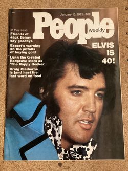 Jan. 1975 People Magazine “ELVIS is 40!”