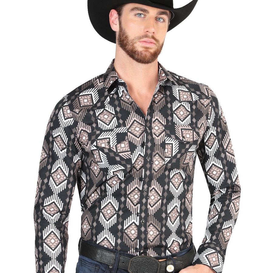 Cowboy Shirt Long Sleeve El Señor de Los Cielos - Camisa Vaquera Manga Larga El Señor De Los Cielos