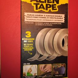 🛠️ ALIEN TAPE - Heavy-Duty Reusable Double-Sided Tape (3 Rolls)
💰 Price: $10 (or best offer)
📍 Location: Yuma, AZ