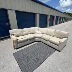 Beige Sectional 3 Pc Couch Free delivery and istallment