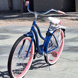 Huffy Women's beach cruiser bike size 26