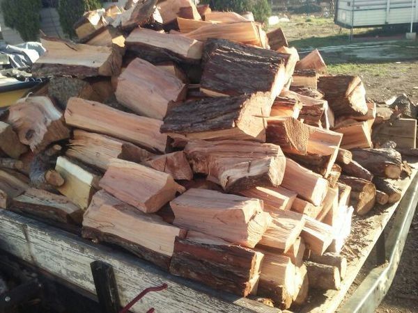 Seasoned cedar firewood