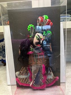 Vintage Chinese opera doll in case