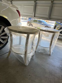 2 New End Tables/ Nightstands