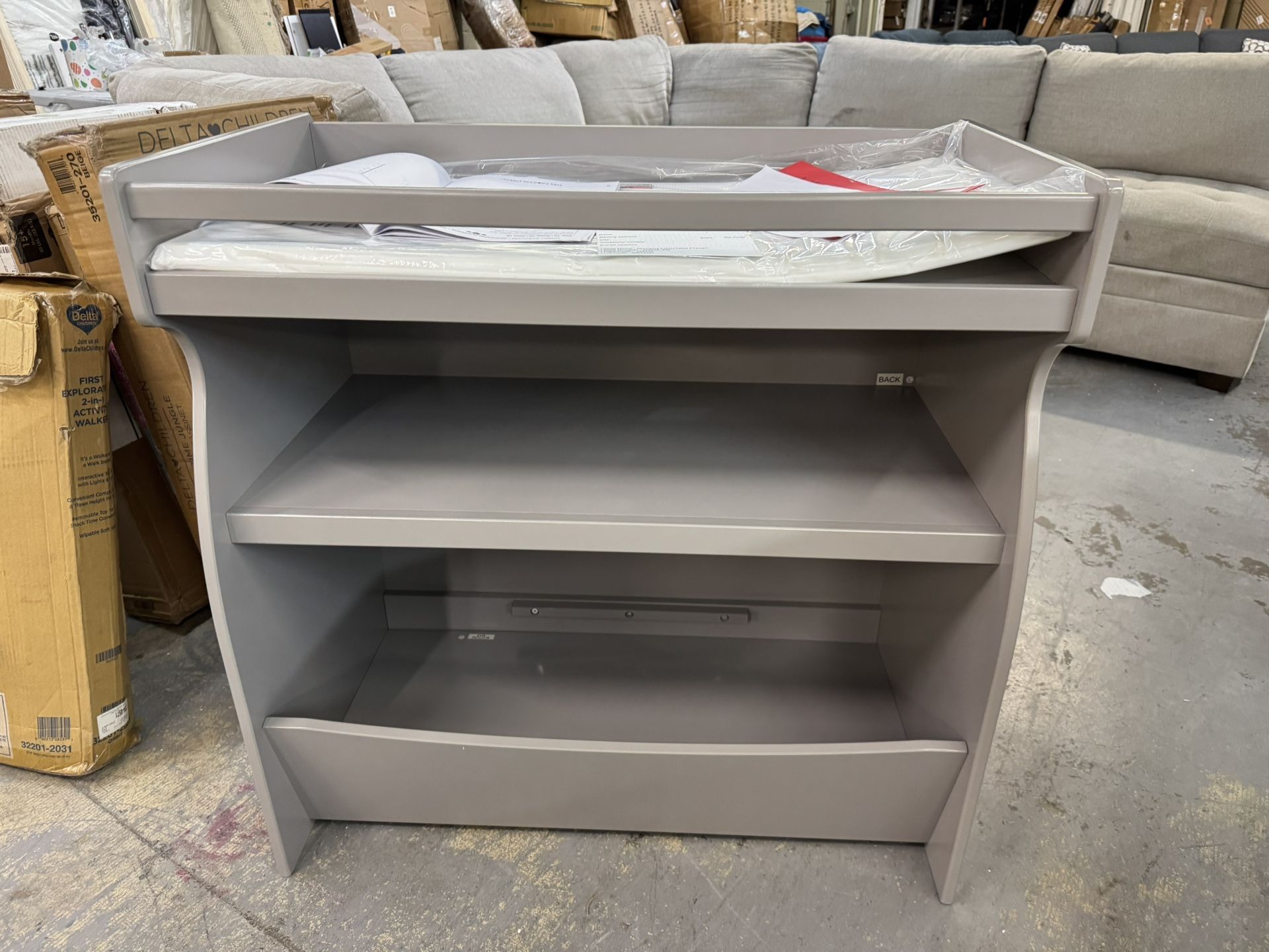 New Changing Table With Storage , Comes Fully Assembled