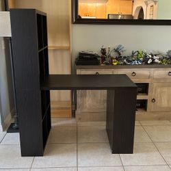 Desk With Built In Bookshelf