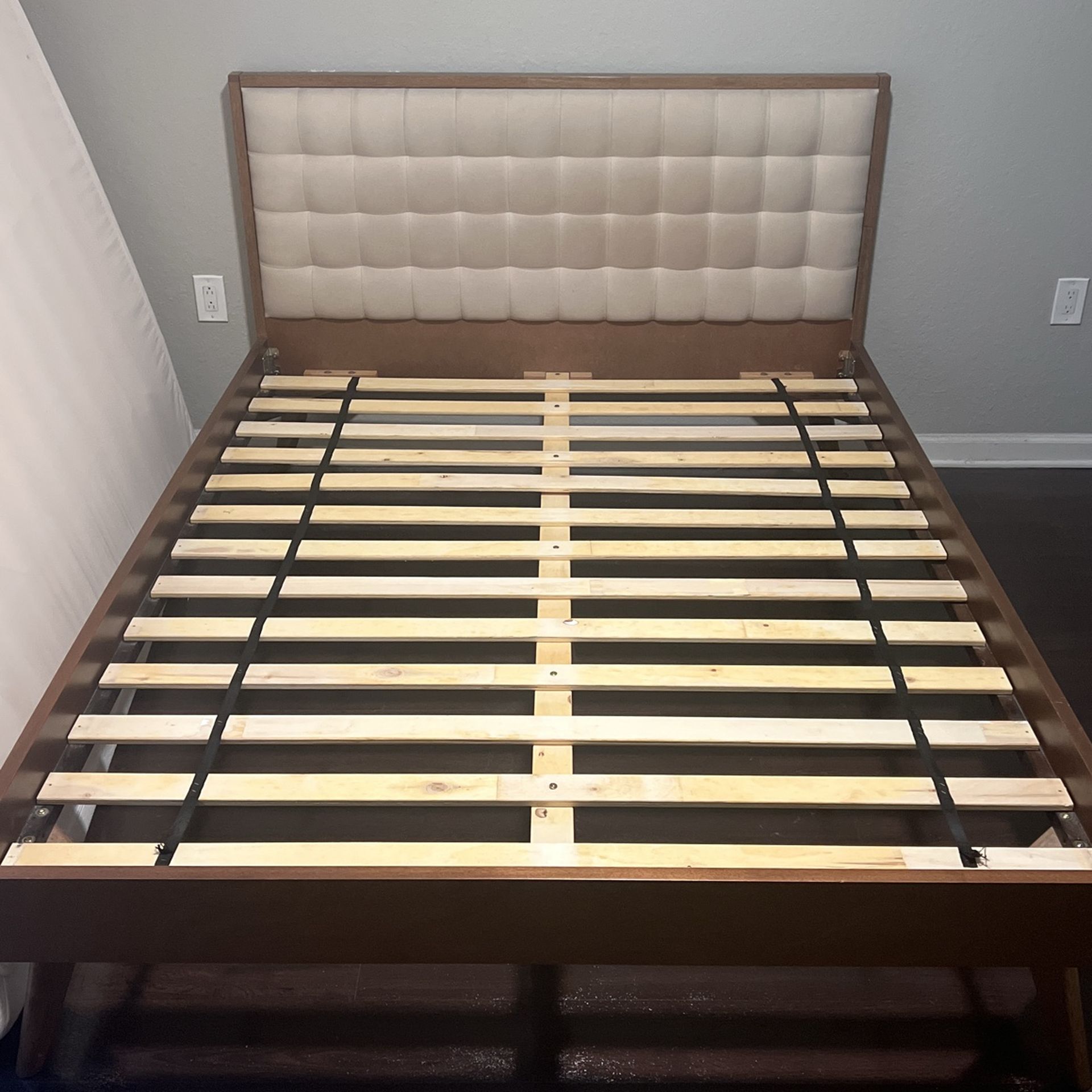 Free Bed Frame Queen. W Mattress