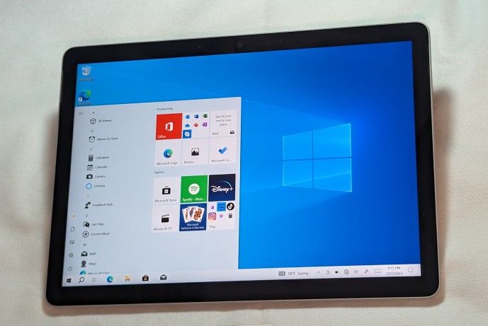 EXCELLENT CONDITION MICROSOFT SURFACE GO 3 WINDOWS TABLET 10.5