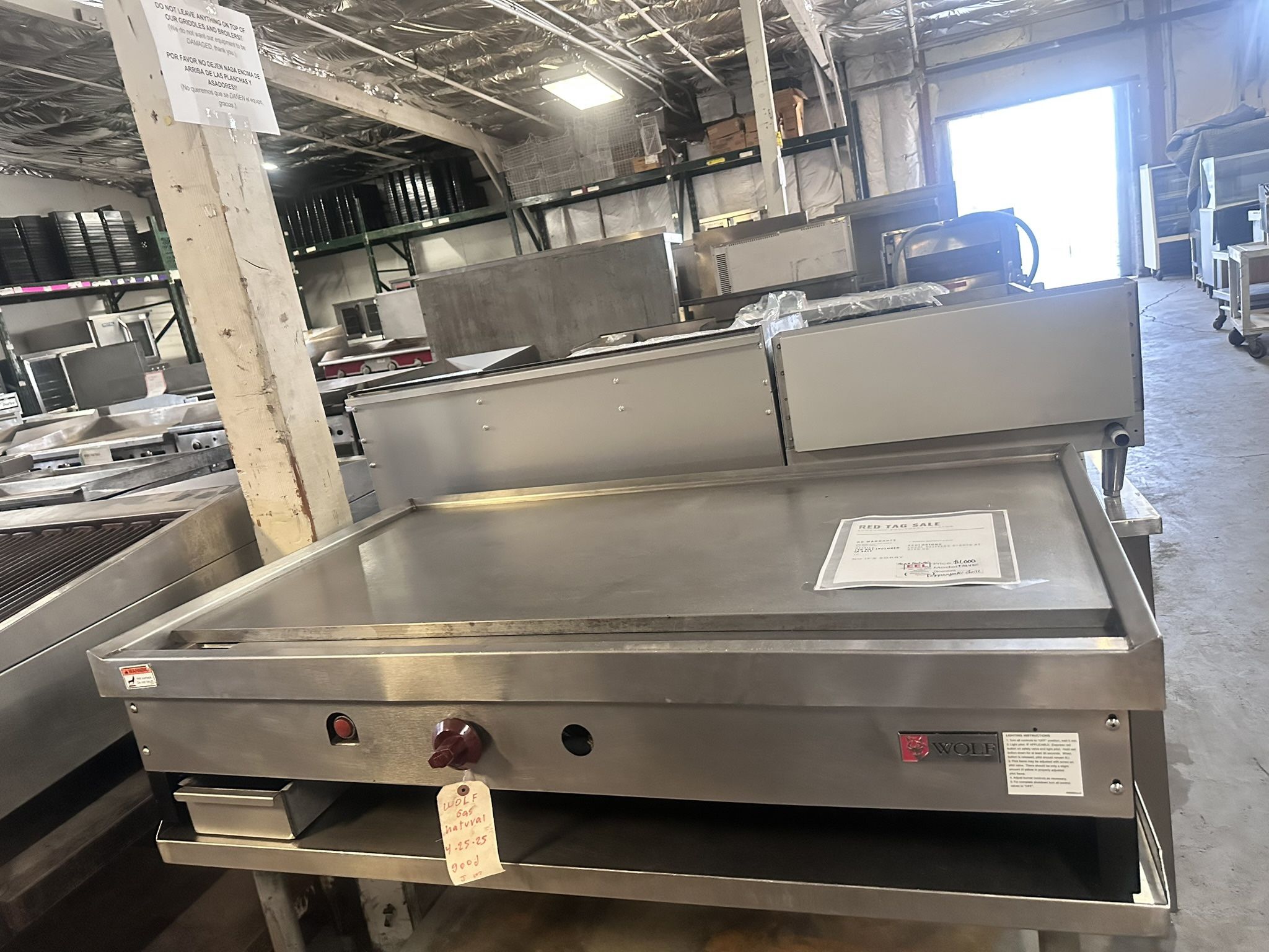 Wolf Teppanyaki Griddle 