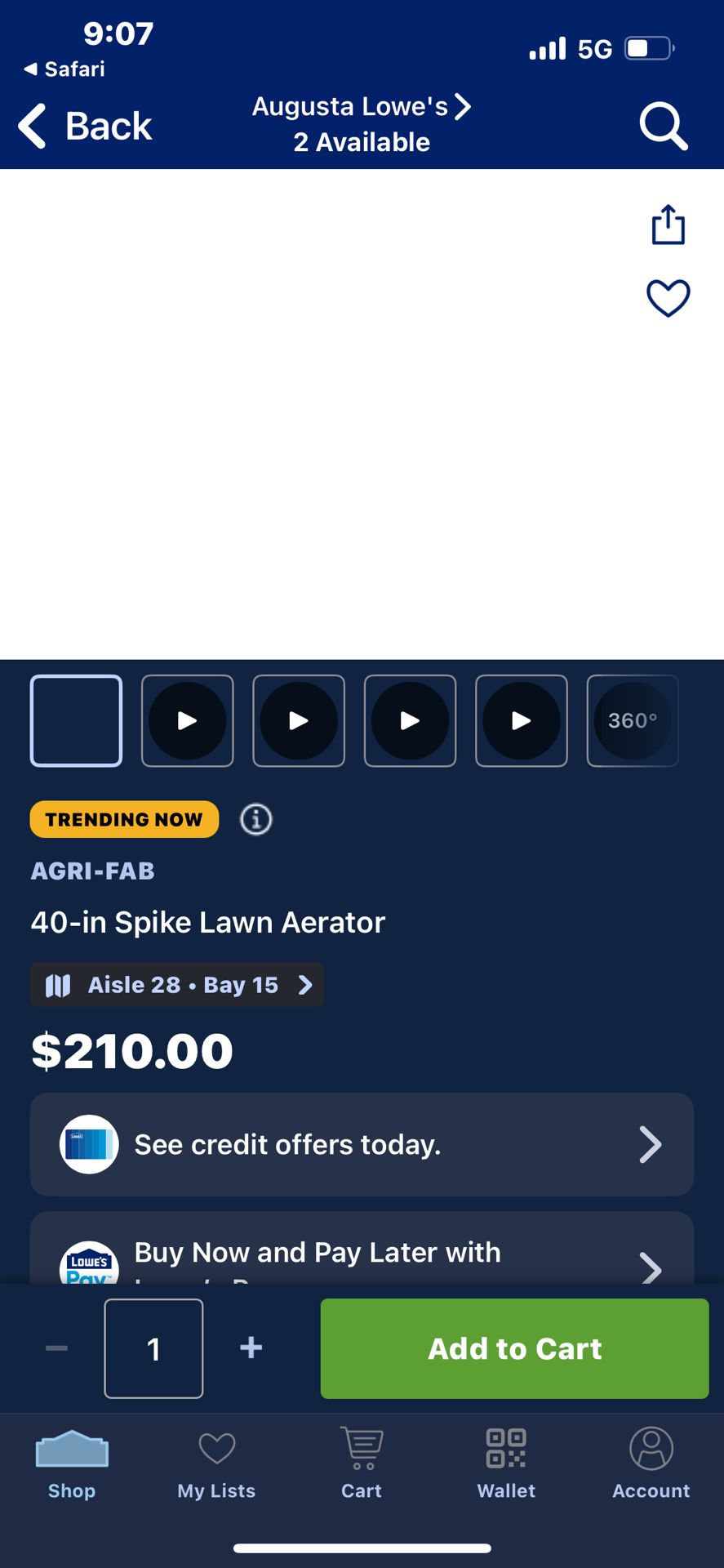 40 Inch Spike Lawn Aerator Agrifab 