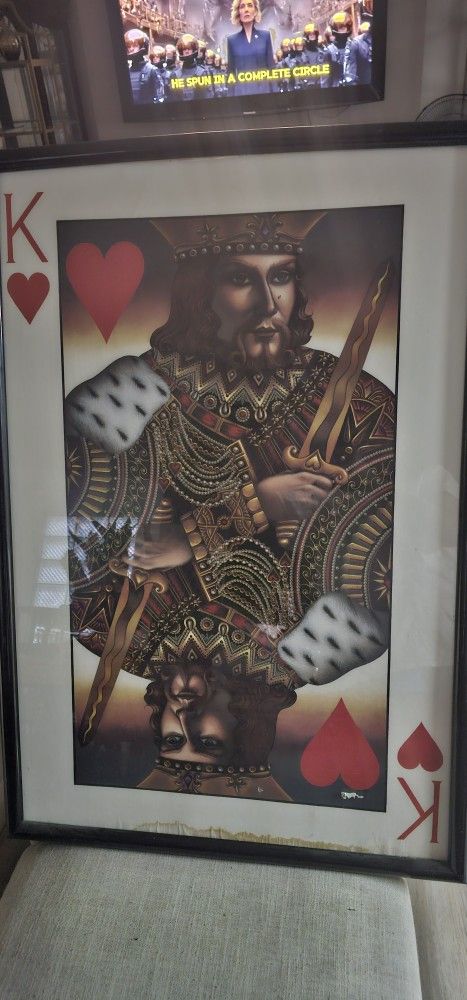 KING & QUEEN XL FRAMED ART
