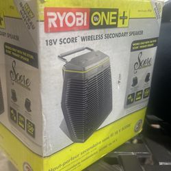 Ryobi P761 18V Wireless Secondary Speaker