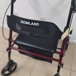 Foldable Rollator Walkers with Seat for Seniors