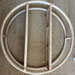 Round Rattan Shelf