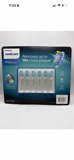 New 6-Pack Philips Sonicare DiamondClean Smart C3 Premium White Brush Head