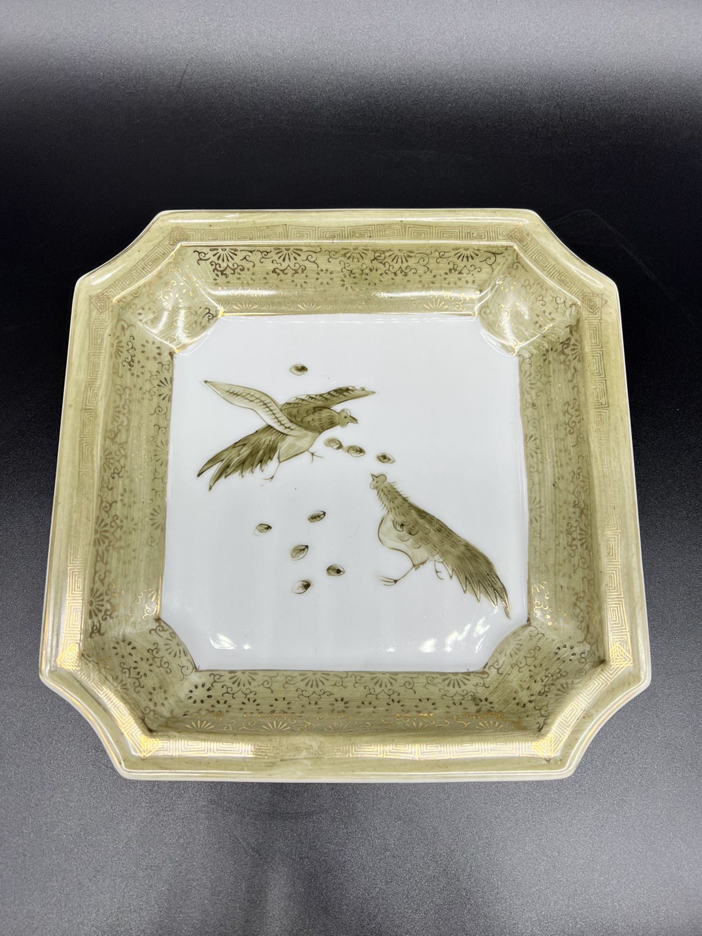 Vintage Hand Pained Decorative Plate