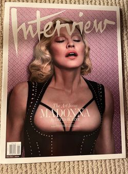 Interview Magazine MADONNA The Art Issue by David Blaine