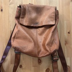 American Leather Co Leather Backpack Purse