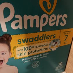 Pampers Swaddlers Size 7 (70 Count)