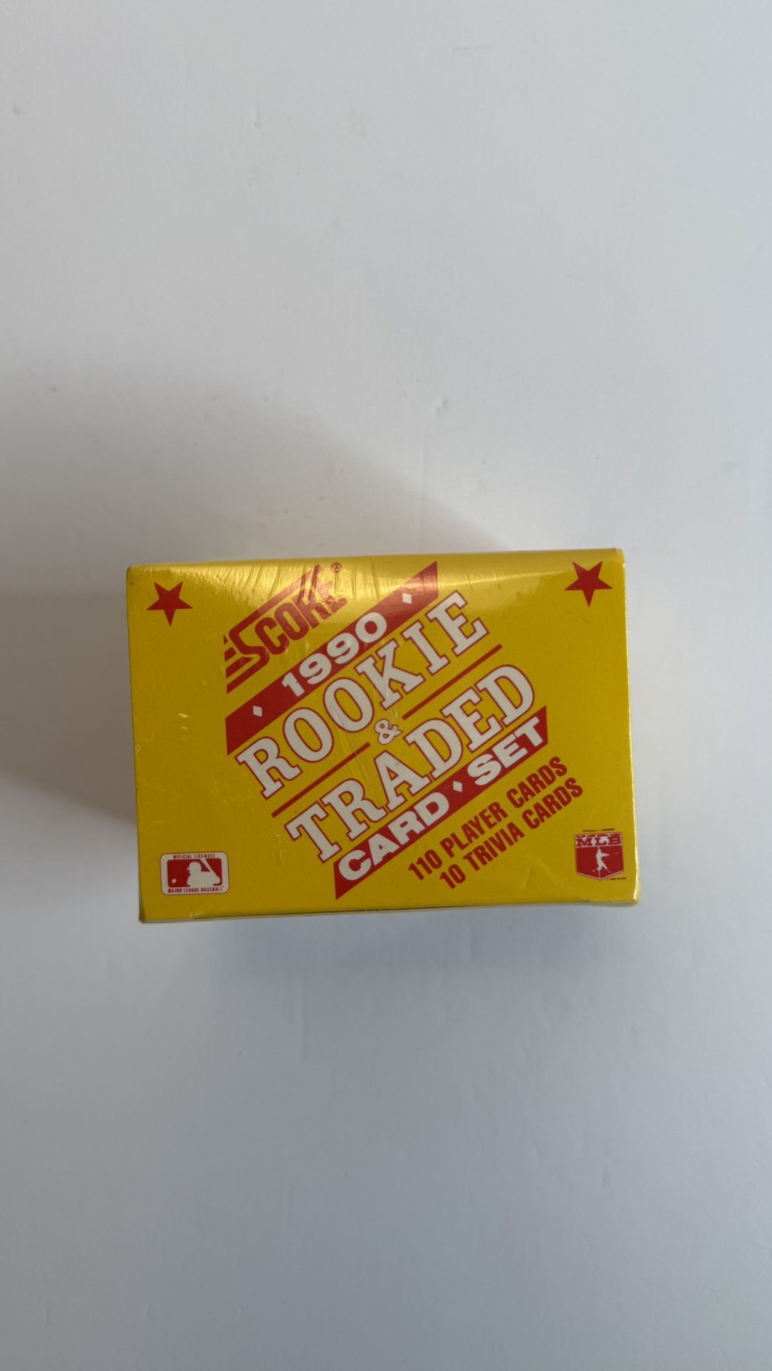 1990 Score Rookie & Traded Baseball Card Set Factory Sealed Box 110+10