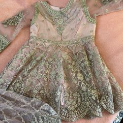 Pakistani Indian/pak Kid Sharara set 3/4 Yrs 