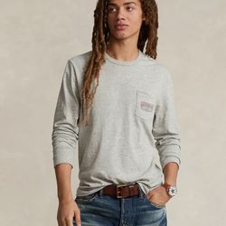 Ralph Lauren Polo Long Sleeve Shirt Brand New Large Lacoste Tommy Nautica Hilfiger Boss Armani Exchange 