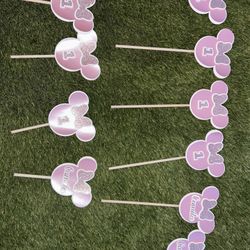 Centerpieces Sticks 1st Bday