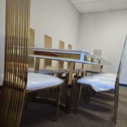 ✨ Luxurious 10-Seater Oversized Dining Set ✨