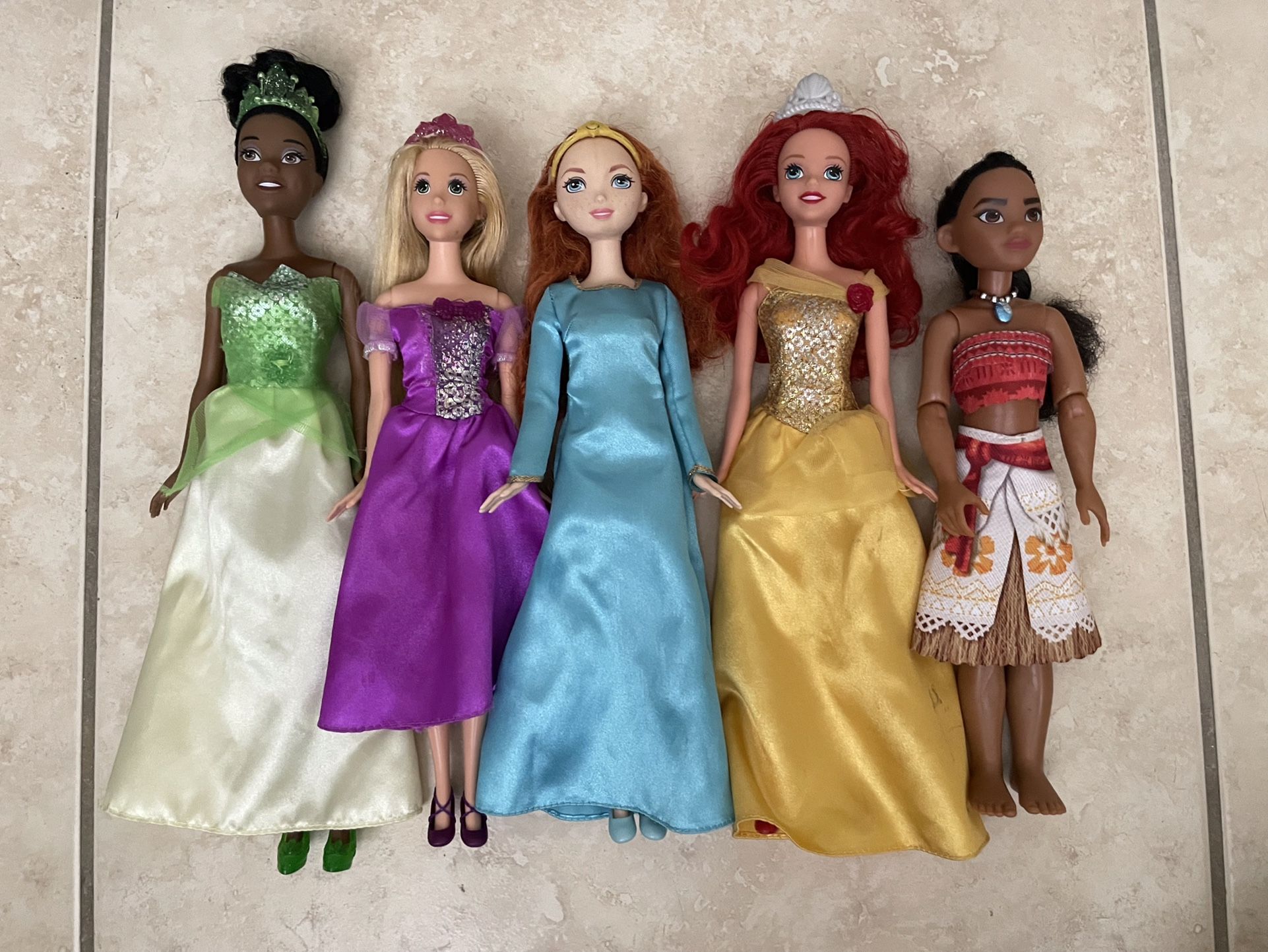 Disney Princess Barbie Dolls