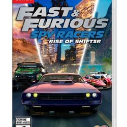 Fast & Furious: Spy Racers Rise of SH1FT3R Game for Nintendo Switch (Sealed)